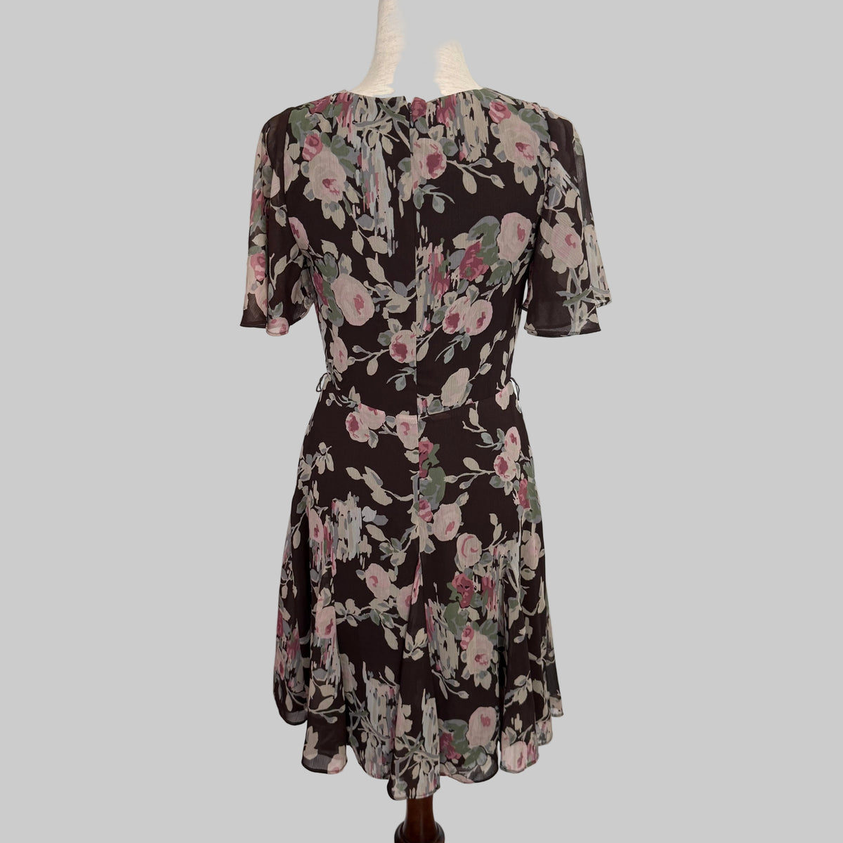 Lauren Ralph Lauren | Brown Floral Fit and Flare Dress