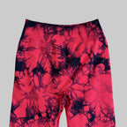 Unbranded Red and Black Tie Dye Wide Leg Leggings