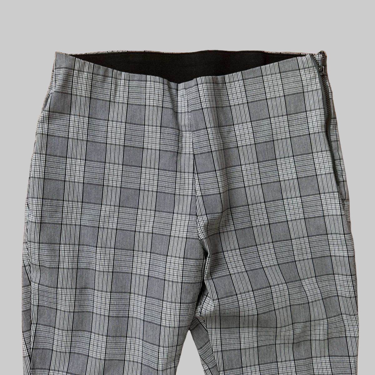 A New Day | Gray Plaid Skinny Leg