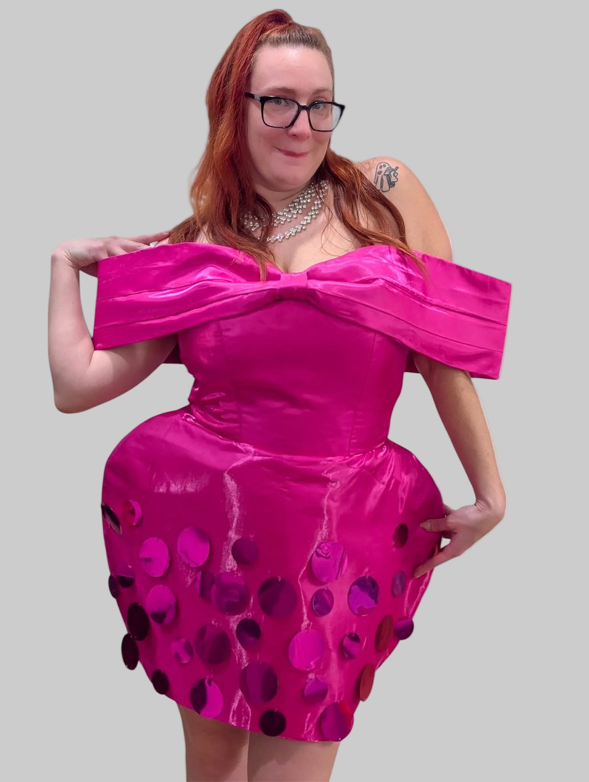 Allure by SBL | Fuchsia Sequined Dress